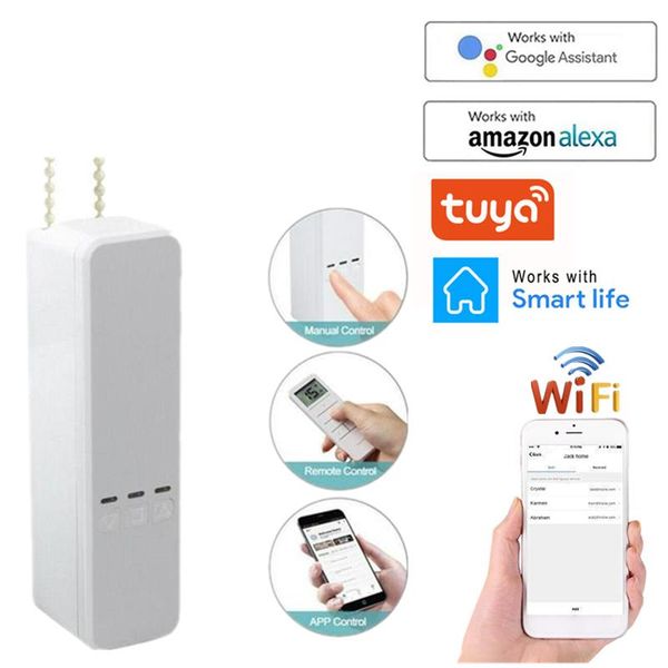 smart home control tuya wi-fi intelligent remote curtain controller motor life app alexa google assistant
smart home control tuya wi-fi intelligent remote curtain controller motor life app alexa google assistant