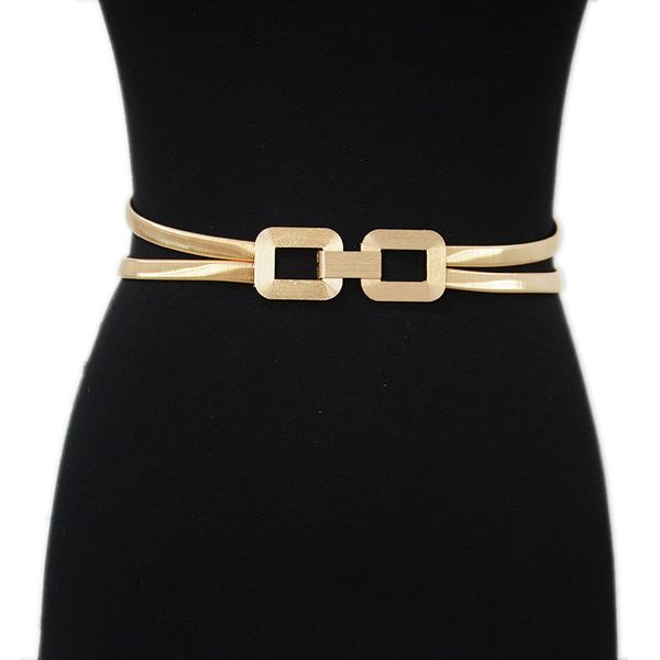gold double elastic women's belt buckle women's leisure spring metal waist chain with skirt coat, Black;brown
gold double elastic women's belt buckle women's leisure spring metal waist chain with skirt coat, Black;brown