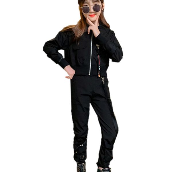2021 new teenager children girl's clothes black autumn sweatshirt + cargo jacket outfits pants 5 6 8 9 10 12 14 years old ckxw, White
2021 new teenager children girl's clothes black autumn sweatshirt + cargo jacket outfits pants 5 6 8 9 10 12 14 years old ckxw, White