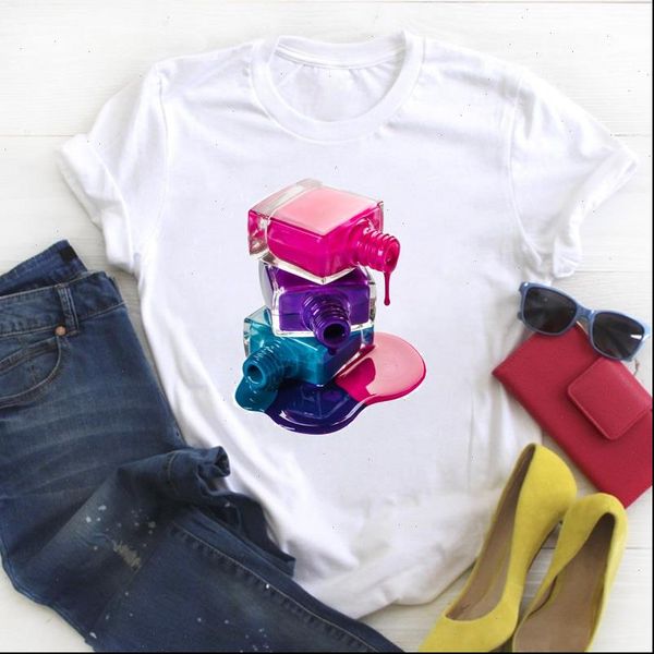 women 3d fingernail make up fashion 90s kawaii ladies summer t tee female shirt clothes tshirt womens graphic t shirt, White
women 3d fingernail make up fashion 90s kawaii ladies summer t tee female shirt clothes tshirt womens graphic t shirt, White