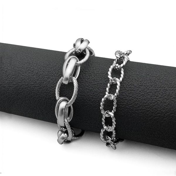 link, chain fashion punk style ring mixed bracelet male rock wild simple titanium steel jewelry, Black
link, chain fashion punk style ring mixed bracelet male rock wild simple titanium steel jewelry, Black