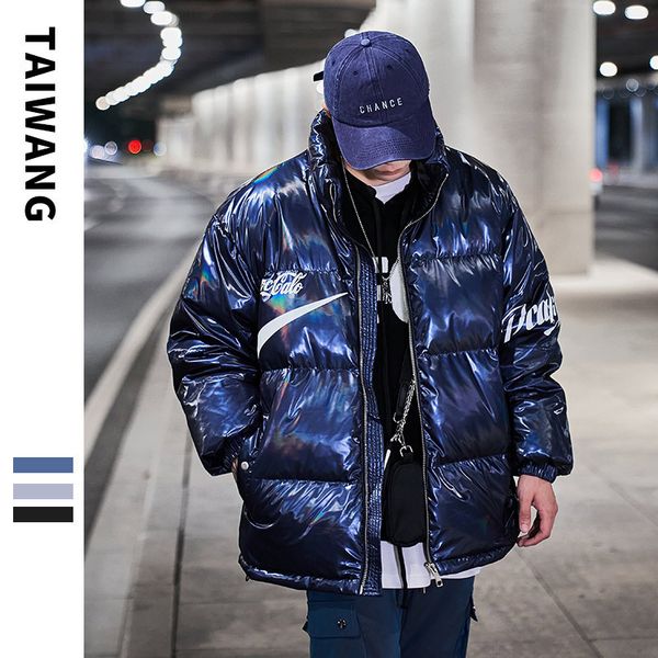 down jacket men 2021 winter thickened solid color casual 's wear loose large warm white duck down, Black;white
down jacket men 2021 winter thickened solid color casual 's wear loose large warm white duck down, Black;white