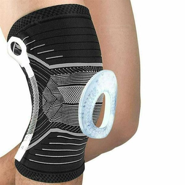 elbow & knee pads 1pcs patella protector brace silicone spring pad basketball running compression sleeve support sports kneepads, Black;gray
elbow & knee pads 1pcs patella protector brace silicone spring pad basketball running compression sleeve support sports kneepads, Black;gray