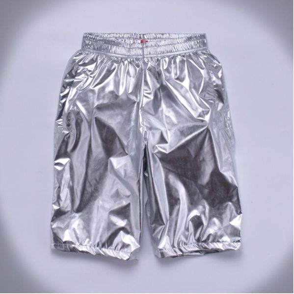 plus size 8xl summer men loose silver shorts male casual shiny jogger sweatpants men motorcycle metallic short pants a9051, White;black
plus size 8xl summer men loose silver shorts male casual shiny jogger sweatpants men motorcycle metallic short pants a9051, White;black