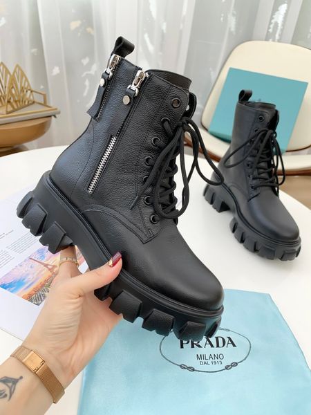 2021 new fashion design luxury boots women genuine leather flat thick bottom ankle boot euro size35-40 young girl must have it, Black
2021 new fashion design luxury boots women genuine leather flat thick bottom ankle boot euro size35-40 young girl must have it, Black