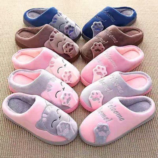 women winter indoor slippers cute cartoon cat shoes non-slip soft warm house slippers home bedroom lovers couples floor shoes, Black
women winter indoor slippers cute cartoon cat shoes non-slip soft warm house slippers home bedroom lovers couples floor shoes, Black