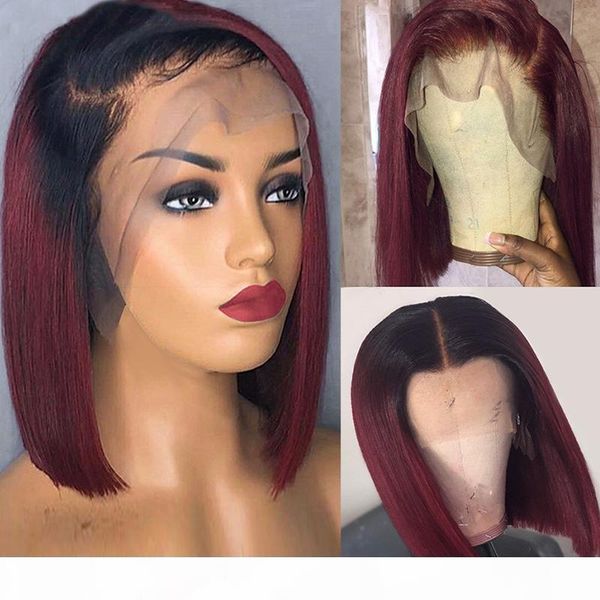 dilys 13x4 straight burgundy bob lace front wig brazilian human hair lace front wigs pre plucked 150% density 10-14 inch, Black;brown
dilys 13x4 straight burgundy bob lace front wig brazilian human hair lace front wigs pre plucked 150% density 10-14 inch, Black;brown