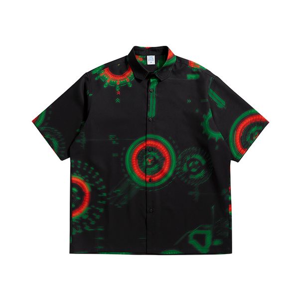 inf mens short-sleeved shirt 2021spring/summer new personality street abstract digital printing loose casual polo collar shirt for men, White;black
inf mens short-sleeved shirt 2021spring/summer new personality street abstract digital printing loose casual polo collar shirt for men, White;black