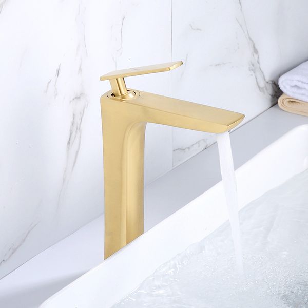 2021 new faucets elegant brushed gold bathroom faucet and cold basin mixer tap brass toilet sink water crane 1ewt
2021 new faucets elegant brushed gold bathroom faucet and cold basin mixer tap brass toilet sink water crane 1ewt