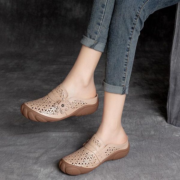 slippers women leather 5 cm high heels open toe 2021 summer shoes retro simple handmade genuine outdoor slipper, Black
slippers women leather 5 cm high heels open toe 2021 summer shoes retro simple handmade genuine outdoor slipper, Black