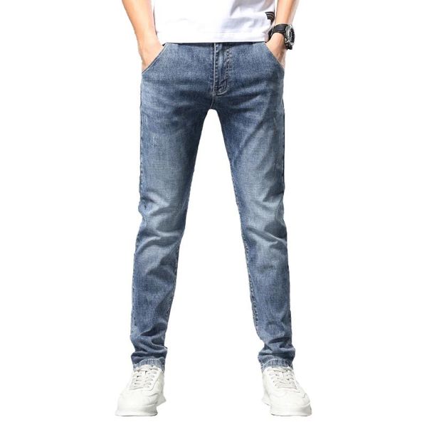 men's pants trousers stretch thin loose straight-leg jeans all-match self-cultivation feet street trend casual men pantalones, Black
men's pants trousers stretch thin loose straight-leg jeans all-match self-cultivation feet street trend casual men pantalones, Black