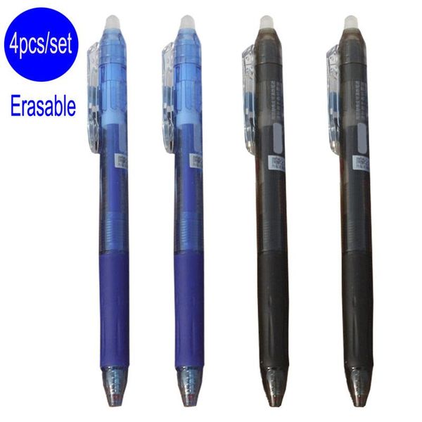 gel pens delvtch 4pcs/set 0.5mm magic erasable pen button slide press blue/black refill ink office school student writing tool
gel pens delvtch 4pcs/set 0.5mm magic erasable pen button slide press blue/black refill ink office school student writing tool