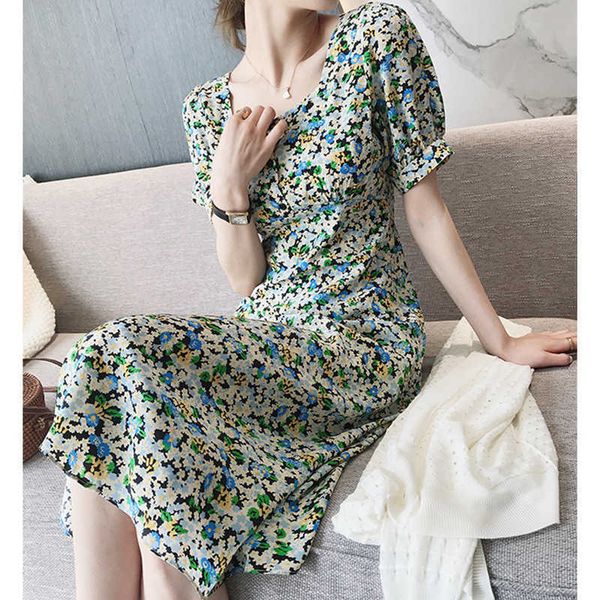 flower broken silk tea skirt temperament women's drs 2021 summer french platycodon short sleeve mulberry, Black
flower broken silk tea skirt temperament women's drs 2021 summer french platycodon short sleeve mulberry, Black