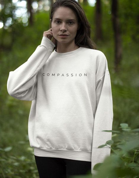 women's hoodies & sweatshirts be compassionate sweatshirt hipster slogan funny grunge vintage 100% cotton aesthetic pullovers jumper ou, Black
women's hoodies & sweatshirts be compassionate sweatshirt hipster slogan funny grunge vintage 100% cotton aesthetic pullovers jumper ou, Black
