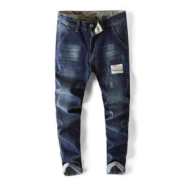men's jeans spring plus size straight-leg pants loose ripped trousers men 44 46 hip hop, Blue
men's jeans spring plus size straight-leg pants loose ripped trousers men 44 46 hip hop, Blue