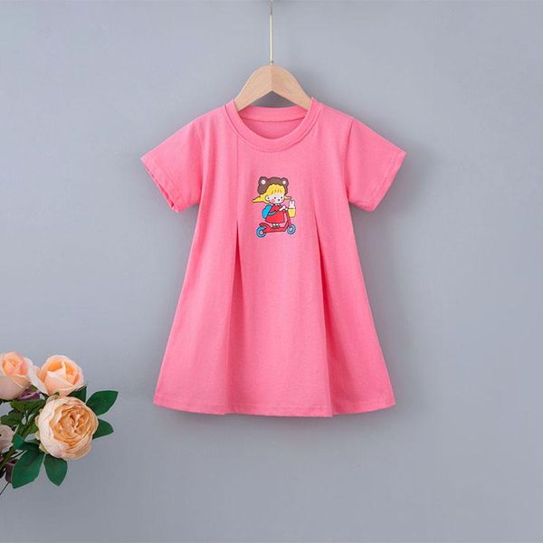 girl's dresses girls clothes 2021 summer fashion cartoon print short-sleeved t-shirt dress pink wholesale clothing, Red;yellow
girl's dresses girls clothes 2021 summer fashion cartoon print short-sleeved t-shirt dress pink wholesale clothing, Red;yellow