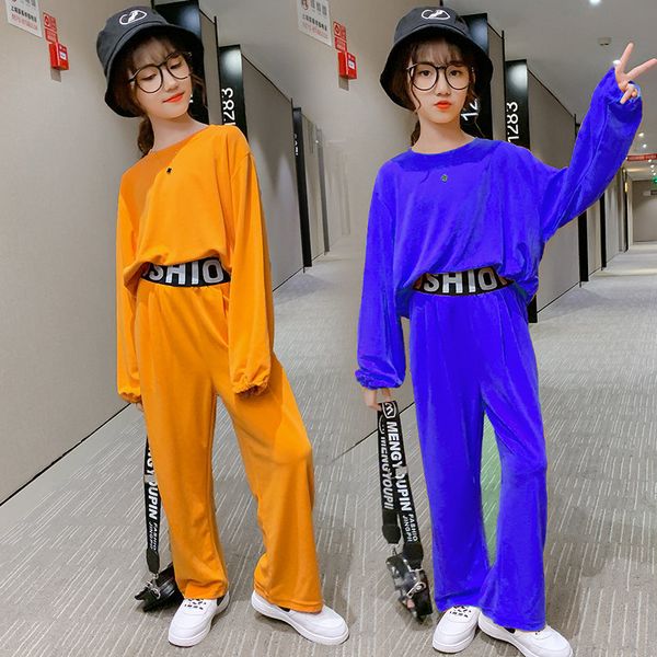 2021 new big girls'clothes baby's set from kid's girl's fashion clothes long t-shirts + pants wide leg legs 6 luw4, White
2021 new big girls'clothes baby's set from kid's girl's fashion clothes long t-shirts + pants wide leg legs 6 luw4, White