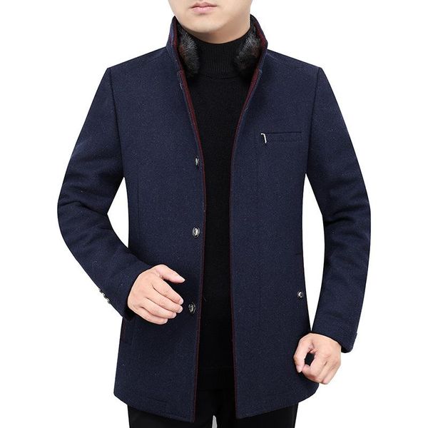 high-end middle-aged cloth coat male long qiu dong men older male wool overcoat woollen coat, Black;brown
high-end middle-aged cloth coat male long qiu dong men older male wool overcoat woollen coat, Black;brown