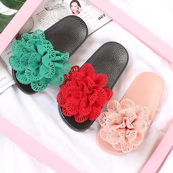 slipper 2021 girls solid flower non-slip slippers children home and outdoor summer soft shoes green pink red, Black;grey
slipper 2021 girls solid flower non-slip slippers children home and outdoor summer soft shoes green pink red, Black;grey