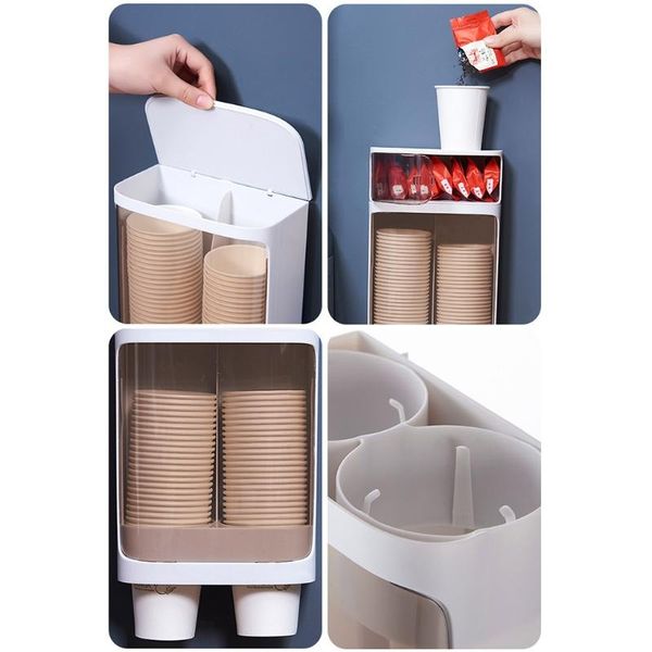 kitchen storage & organization disposable paper cups dispenser pull type double tube cup holder wall mounted automatic rack container for ho
kitchen storage & organization disposable paper cups dispenser pull type double tube cup holder wall mounted automatic rack container for ho