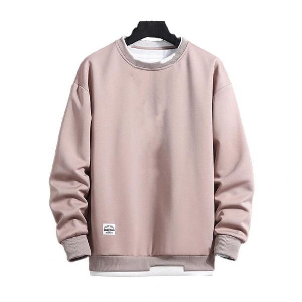 men's hoodies & sweatshirts men sweatshirt solid color long sleeve casual double-layered pullover o neck for daily wear, Black
men's hoodies & sweatshirts men sweatshirt solid color long sleeve casual double-layered pullover o neck for daily wear, Black