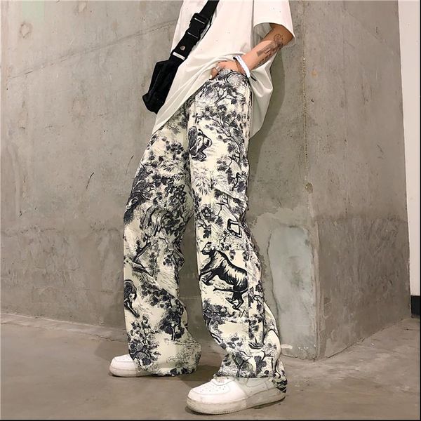 summer hip hop track graffiti vintage print cargo pocket loose string waist jogger pant harajuku streetwear korean punk trouser, Black;white
summer hip hop track graffiti vintage print cargo pocket loose string waist jogger pant harajuku streetwear korean punk trouser, Black;white