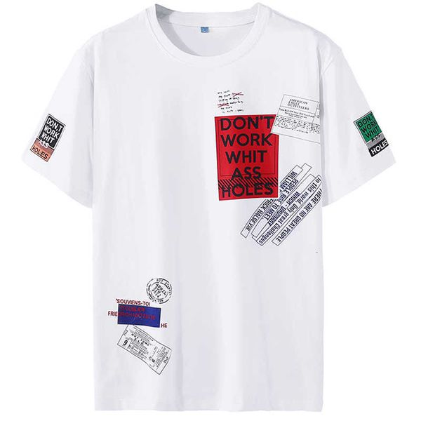 men's t-shirts plus size summer print short sleeve casual cotton oversized t shirt men hip hop streetwear tees 8xl mxml, White;black
men's t-shirts plus size summer print short sleeve casual cotton oversized t shirt men hip hop streetwear tees 8xl mxml, White;black