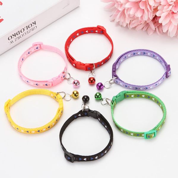 cat collars & leads creativity cute bell collar for cats dog print rainbow neckband kitten puppy pet accessories animal supplies
cat collars & leads creativity cute bell collar for cats dog print rainbow neckband kitten puppy pet accessories animal supplies