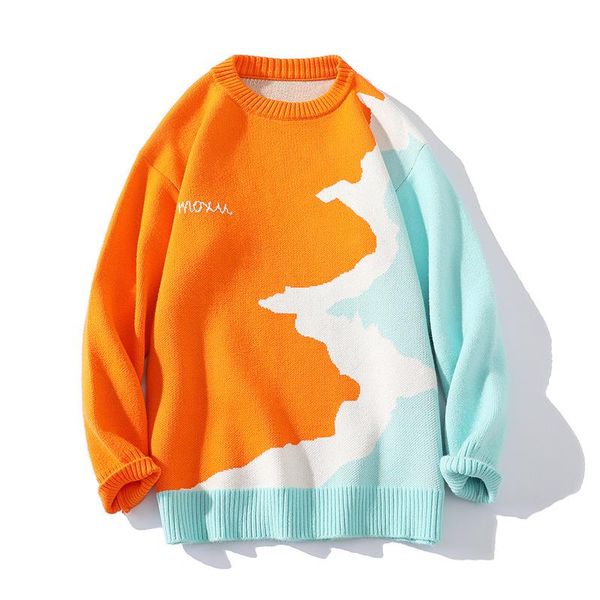 men's sweaters harajuku knitted sweater men clothing winter pullover oversized korean fashions o-neck clothes 5xl, White;black
men's sweaters harajuku knitted sweater men clothing winter pullover oversized korean fashions o-neck clothes 5xl, White;black