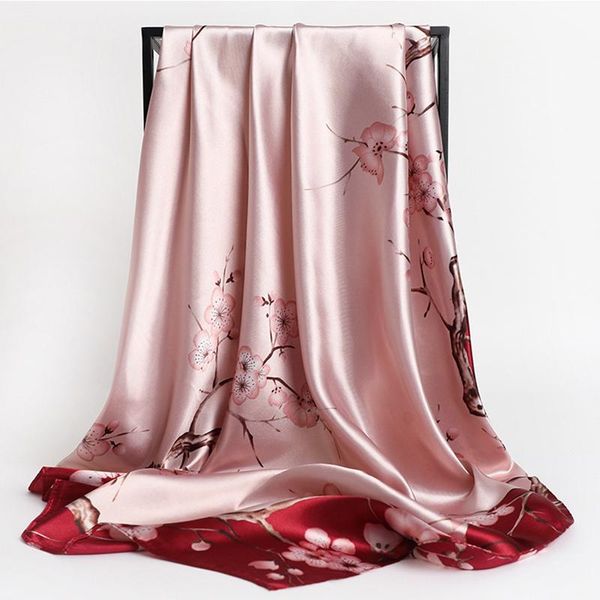 scarves four seasons print satin headcloth style flower kerchief luxury square big shawls fashion sunscreen 90x90cm silk, Blue;gray
scarves four seasons print satin headcloth style flower kerchief luxury square big shawls fashion sunscreen 90x90cm silk, Blue;gray