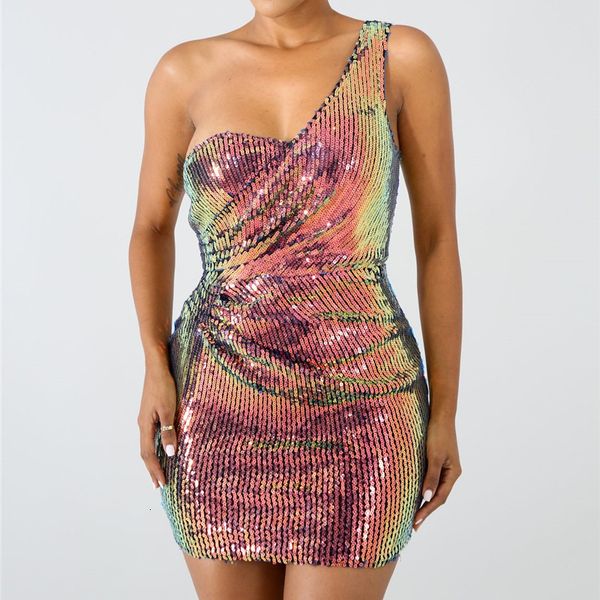 bling colorful sequins mini one shoulder low cut zippered dress summer women streetwear party vestido wnfw, White;black
bling colorful sequins mini one shoulder low cut zippered dress summer women streetwear party vestido wnfw, White;black