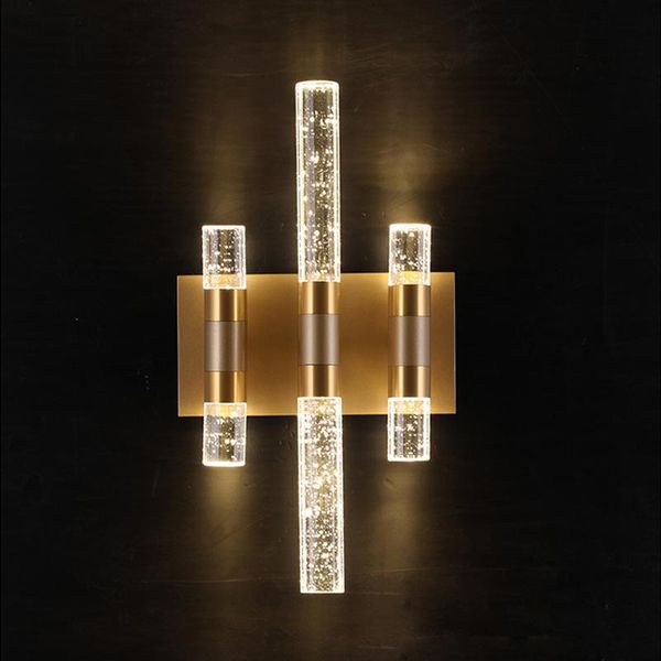 wall lamps post-modern crystal led light gold/black sconce lamp luminaire for bedroom living room stair clear bar with bubbles
wall lamps post-modern crystal led light gold/black sconce lamp luminaire for bedroom living room stair clear bar with bubbles