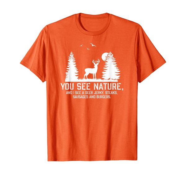 hunting shirts for men you see nature funny hunting gifts t-shirt, White;black
hunting shirts for men you see nature funny hunting gifts t-shirt, White;black