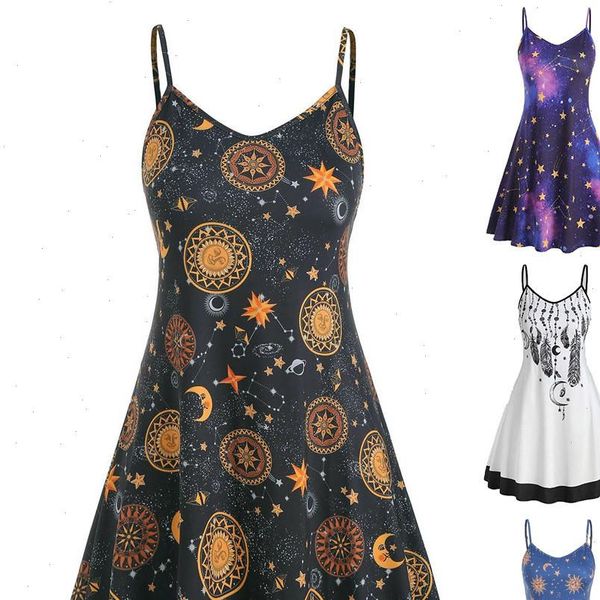 vintage moon print gothic dress summer women 2021 casual suspender dress women elegant womens dress print sleeveless vestidos, Black;gray
vintage moon print gothic dress summer women 2021 casual suspender dress women elegant womens dress print sleeveless vestidos, Black;gray