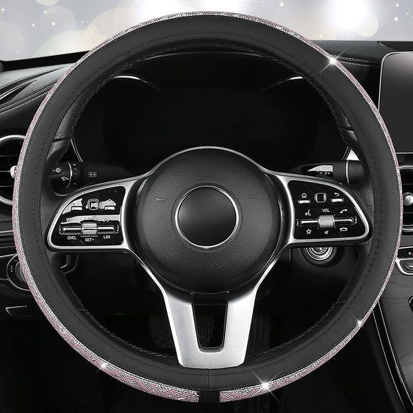 steering wheel covers fashion diamond car cover bling rhinestones pu protector accessories for lady girls 38cm
steering wheel covers fashion diamond car cover bling rhinestones pu protector accessories for lady girls 38cm