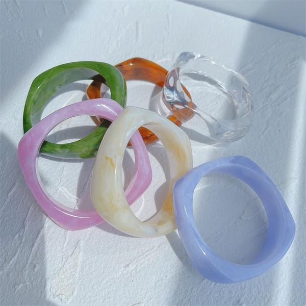 bangle 2021 korean fashion resin candy color vintage irregular round acrylic bracelet for women girls jewelry accessories, Black
bangle 2021 korean fashion resin candy color vintage irregular round acrylic bracelet for women girls jewelry accessories, Black