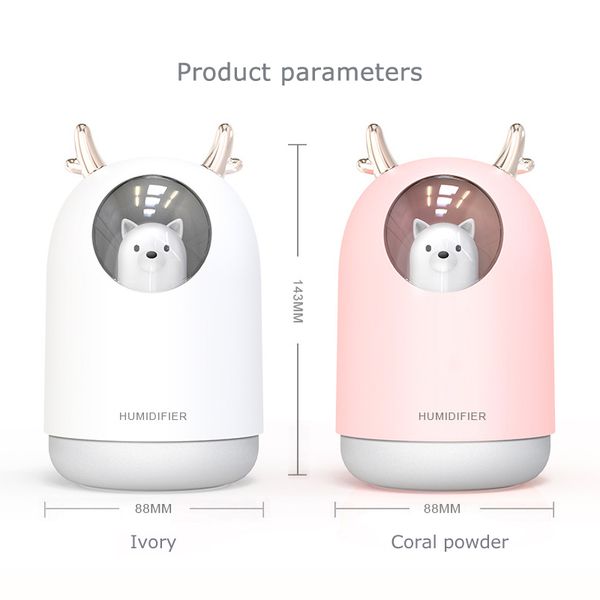 300ml ultrasonic air humidifier aroma essential oil diffuser for home car usb fogger mist maker with led night lamp
300ml ultrasonic air humidifier aroma essential oil diffuser for home car usb fogger mist maker with led night lamp