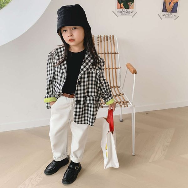 daughter autumn parent plaid coat child 2021 mother new girls' lapel suit children's casual fashion, Blue
daughter autumn parent plaid coat child 2021 mother new girls' lapel suit children's casual fashion, Blue