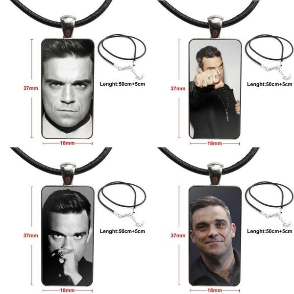 pendant necklaces robbie williams for gift fashion necklace handmade rectangle shape choker jewelry multi designs, Silver
pendant necklaces robbie williams for gift fashion necklace handmade rectangle shape choker jewelry multi designs, Silver
