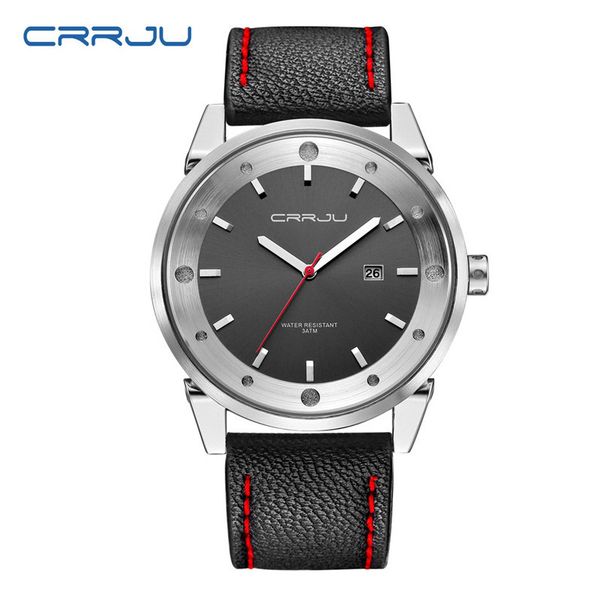 crrju 2119 watches men leather strap wristwatch sport waterproof watch military outdoor clock alloy case synthetic quartz battery wristwatch, Slivery;brown
crrju 2119 watches men leather strap wristwatch sport waterproof watch military outdoor clock alloy case synthetic quartz battery wristwatch, Slivery;brown