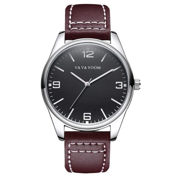 wristwatches shockproof sports watch for men casual fashion pu leather watchband comfortable waterproof fitness clock zegarek meski, Slivery;brown
wristwatches shockproof sports watch for men casual fashion pu leather watchband comfortable waterproof fitness clock zegarek meski, Slivery;brown