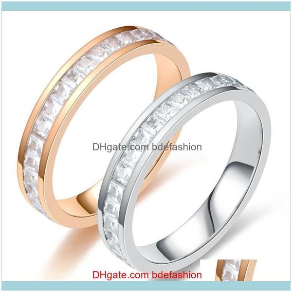 band jewelrycrystal cz stone vintage stainless steel women wedding rings fashion promise sier rose gold engagement ring drop delivery 2021 u, Silver 
band jewelrycrystal cz stone vintage stainless steel women wedding rings fashion promise sier rose gold engagement ring drop delivery 2021 u, Silver