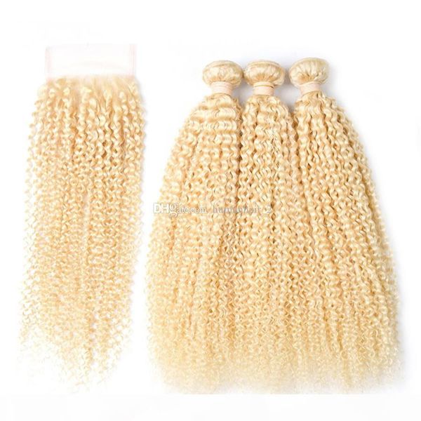 bleach blonde 613 kinky curly human hair bundles with lace closure brazilian blonde virgin hair afro kinky curly weaves with 4*4 closure, Black;brown
bleach blonde 613 kinky curly human hair bundles with lace closure brazilian blonde virgin hair afro kinky curly weaves with 4*4 closure, Black;brown