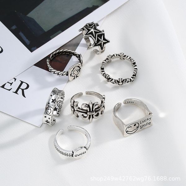 ring korea dongdamen smiling face female index finger cropunk thai silver net red opening wide edge personality versatile
ring korea dongdamen smiling face female index finger cropunk thai silver net red opening wide edge personality versatile