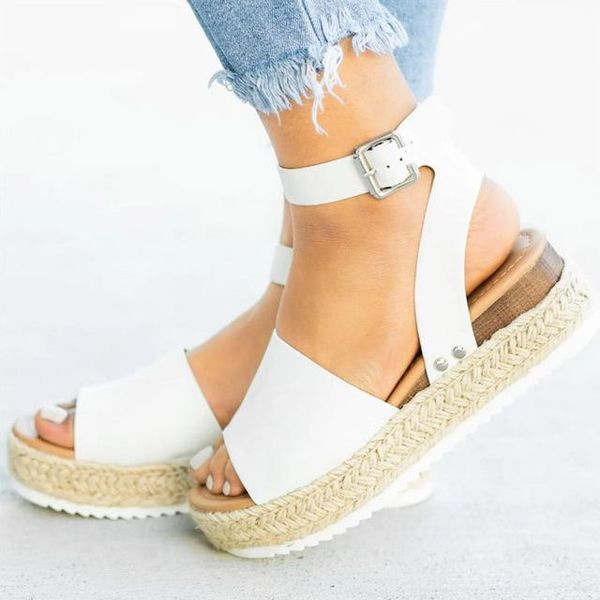 sandals summer for women solid color ladies platform casual plus size soft buckle outdoor female mujer shoes, Black
sandals summer for women solid color ladies platform casual plus size soft buckle outdoor female mujer shoes, Black