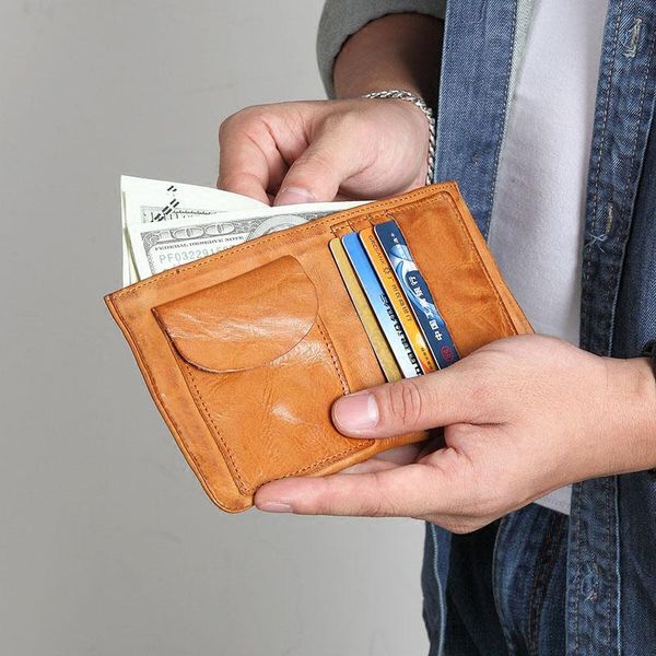 aetoo men's short ultra-thin mini wallet, men's genuine leather leather clip, young vertical wallet soft, Red;black
aetoo men's short ultra-thin mini wallet, men's genuine leather leather clip, young vertical wallet soft, Red;black