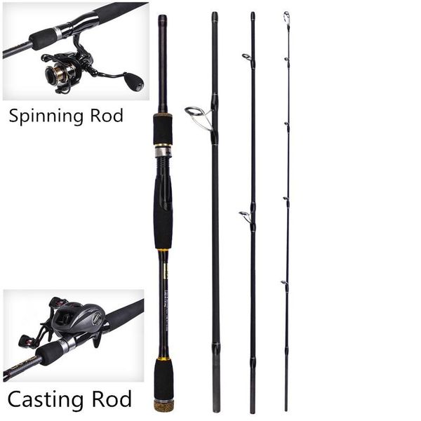 2.1m/2.4m/2.7m 4 section carbon fiber lure fishing rod m power ultra light spinning casting fishing pole
2.1m/2.4m/2.7m 4 section carbon fiber lure fishing rod m power ultra light spinning casting fishing pole