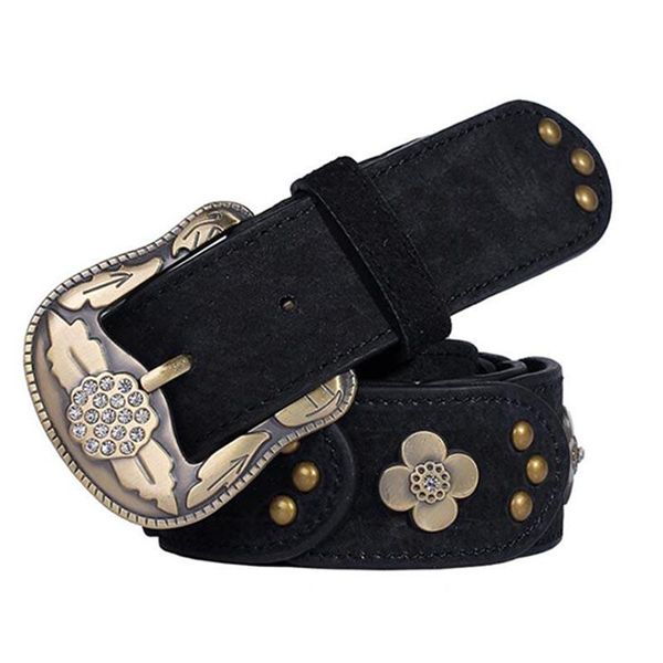 belts vintage leather for women fashion casual woman buckle belt streetwear ladies flower wide jeans female cinto, Black;brown
belts vintage leather for women fashion casual woman buckle belt streetwear ladies flower wide jeans female cinto, Black;brown