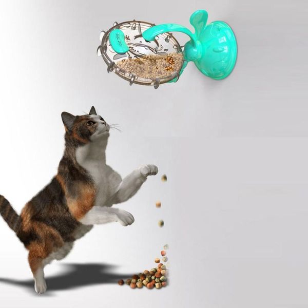 cat toys pet dog training dredger ferris wheel slow food turntable