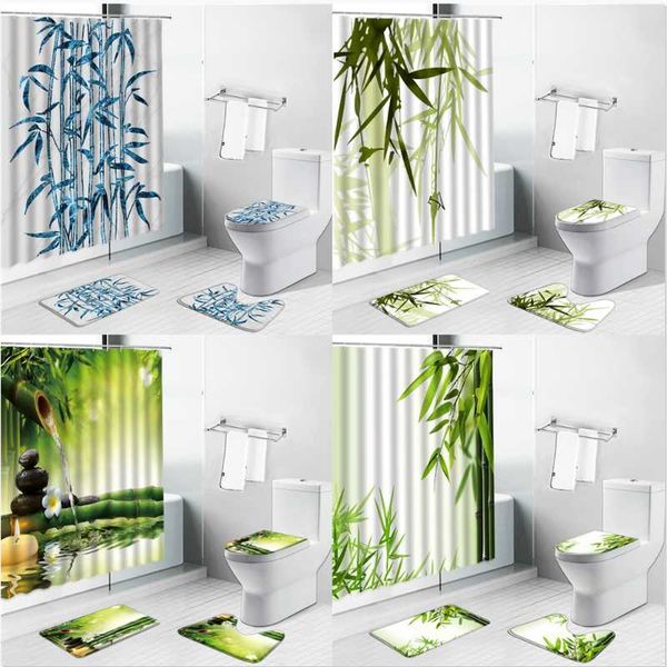 shower curtains summer green bamboo curtain set non-slip bath mats plant leaves scenery bathroom carpet mat toilet cover rug home decor
shower curtains summer green bamboo curtain set non-slip bath mats plant leaves scenery bathroom carpet mat toilet cover rug home decor